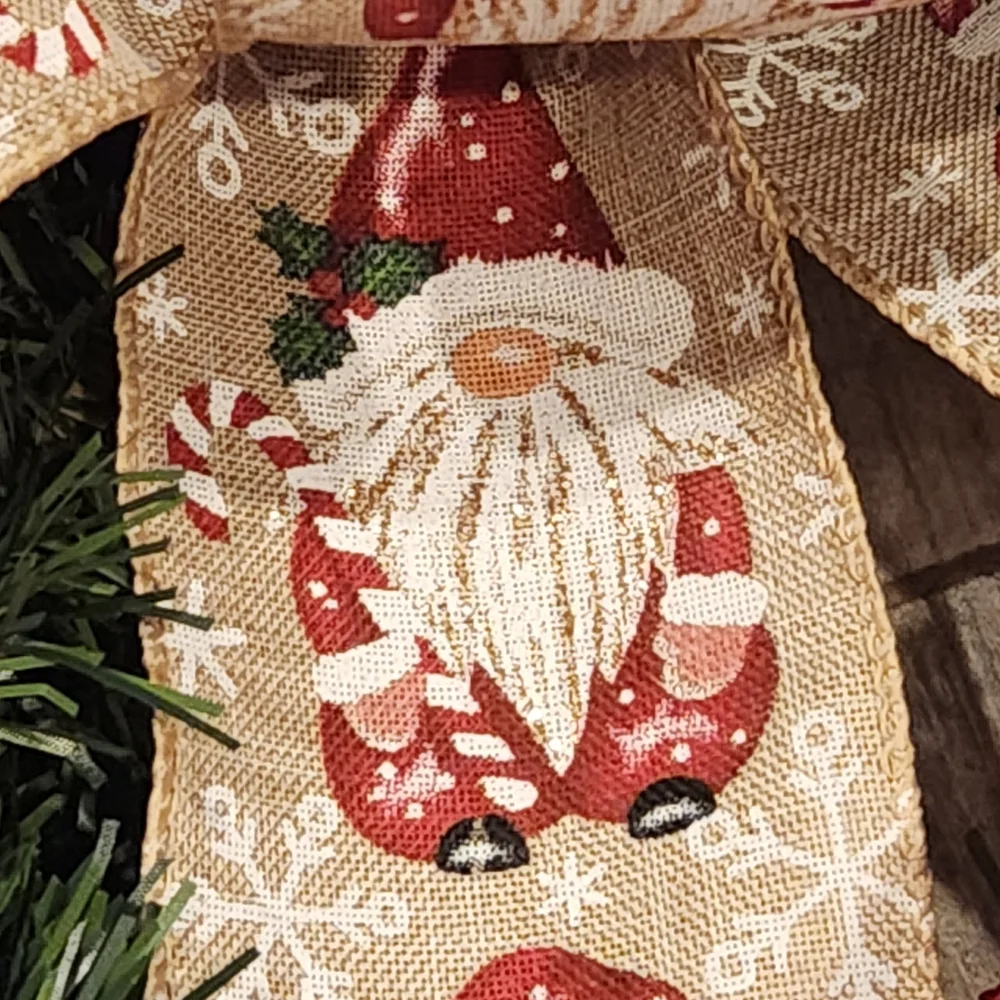 Festive Merry Gnome Christmas Wreath